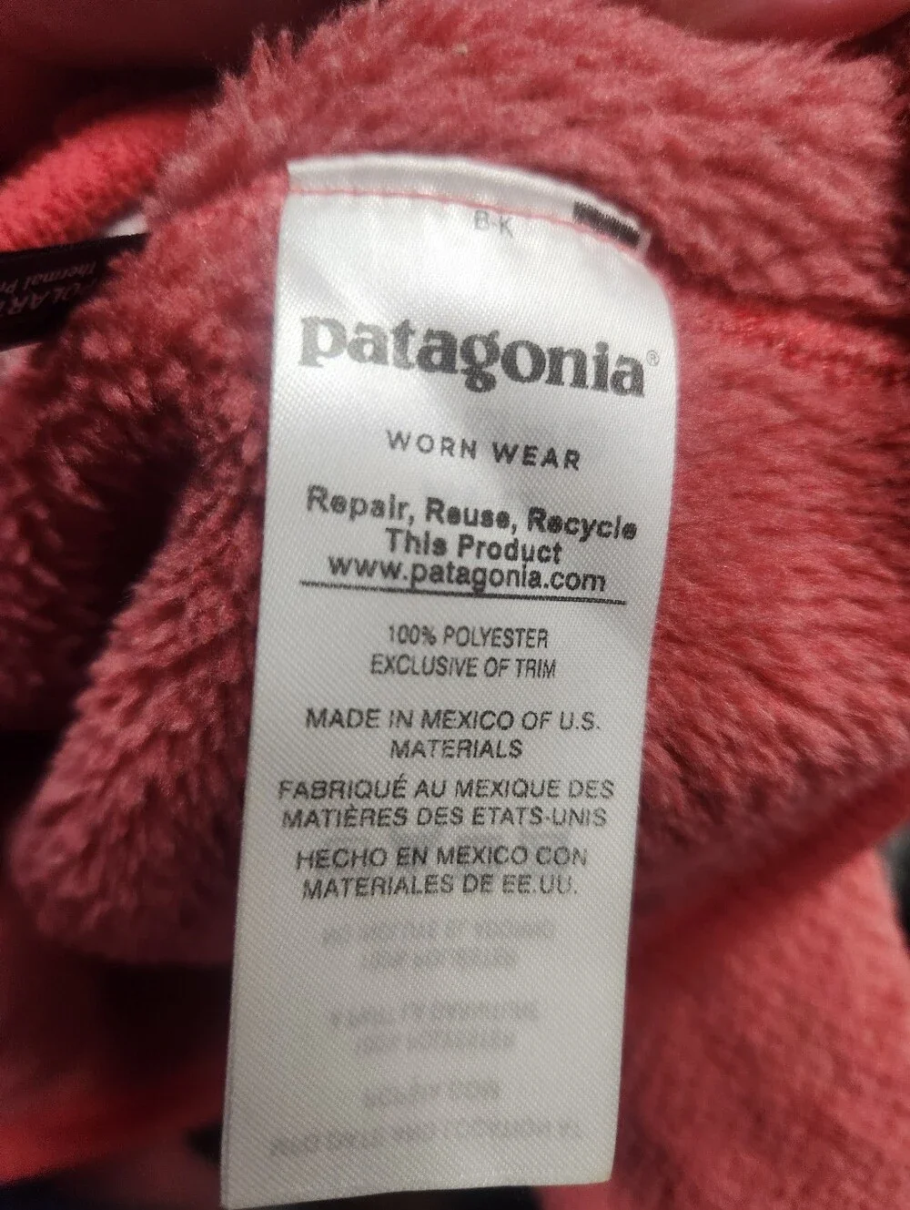 Patagonia Re-Tool Half Snap Pullover Size Medium